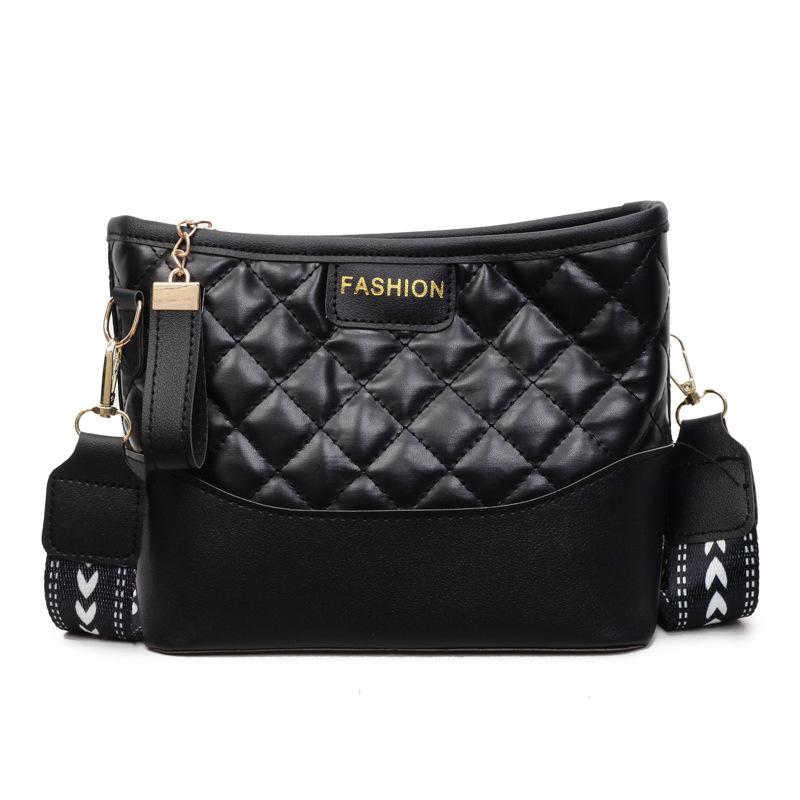 

Autumn new diamond chain bag women s new trendy and versatile fashion single shoulder female college student senior messenger bag чёрный