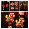 New Year Decoration Pendant 2026 Horse Year Hanging Ornament Chinese Spring Festival Tassel Pendant 3D Honeycomb Pendants Decor