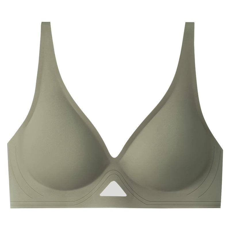 

Traceless large soft support comfortable back mesh sexy rimless bra thin xl (suitable for 85a/85b/85c)