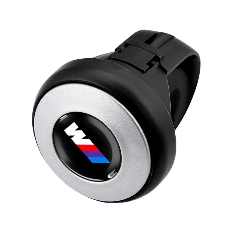 360 Degree Rotating M LOGO Car Steering Wheel Booster Steering Wheel Knob Ball For BMW E61 E81 E87 1 2 3 4 5 6 7 Series X1 X3 X4 X5 X6 F20 E90