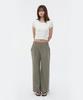 CONCHWEAR Side Shirred Elastic Waist Wide Pants (5 Colors)