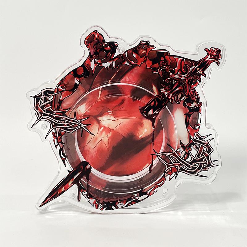 Blade of The Heart Series Acrylic Badge Holder Original Design Anime Badge Display Ornaments for Room Decoration Wholesales New