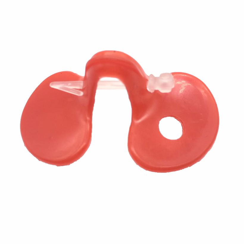 20 Pcs Red Chicken Glasses With Hole Chicken Goggles Anti-pecking Glasses Chicken Farming Equipment