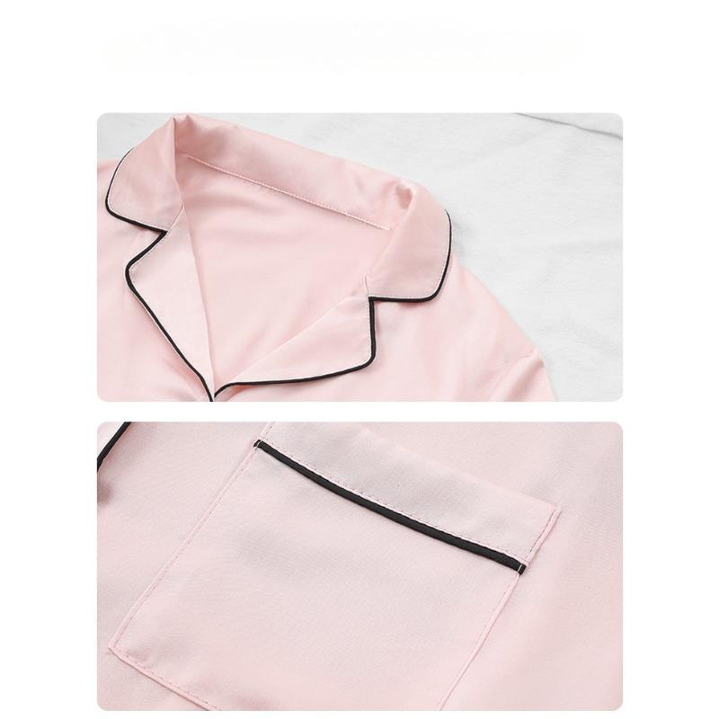 Plus Size Women's Sexy Short Sleeved Shorts Home Wear Pajamas Two Piece Set