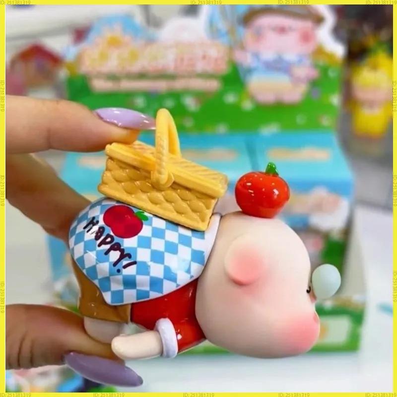 Lulu Genuine The Three Piggy Travel Cartoon es Decor Doll Surprise Bag Desk Ornament Toys Kid Christma Gift For Kids Adults Children's Birthday Gift