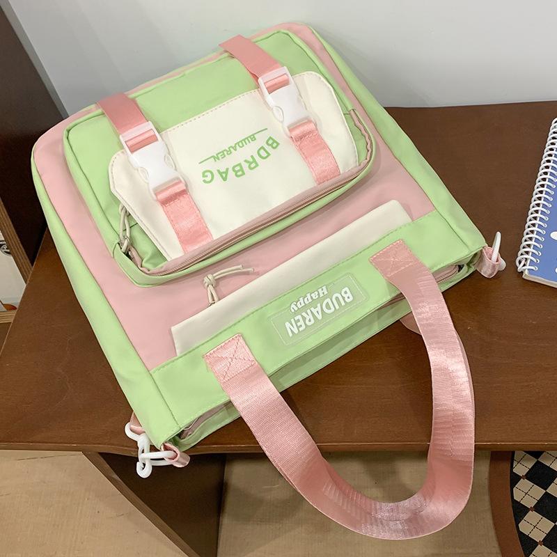 

Schoolbag Children Junior High School Girls Two Piece Backpacks High School College Students Backpacks