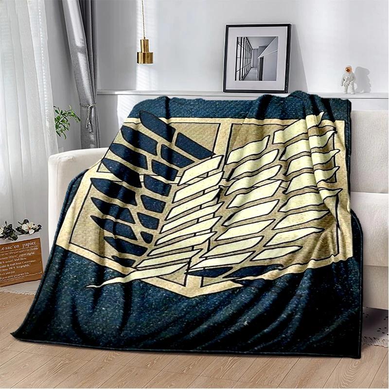 29 Style New Cartoon Attack on Titan Eren Anime Soft Flannel Blankets,Throw Blanket Comfortable for Beds Sofa Home Bedroom Gift
