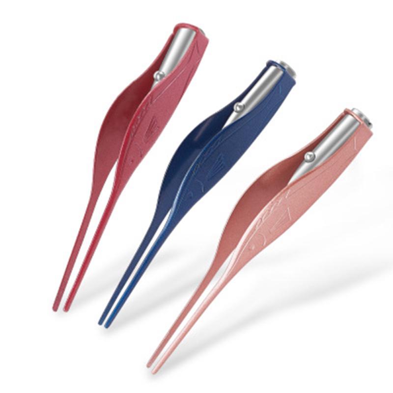 LED-Taschenlampe, Ohrstöpsel, Wachsentferner, Ohrenreiniger, Pinzette, Ohrenpflege-Werkzeug