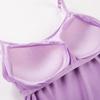 Sleeveless Women's Camisole with Chest Pads - Spaghetti Strap Tank Top, Wire-Free Cup, Ideal As Outerwear Base Layer or Yoga Sportswear