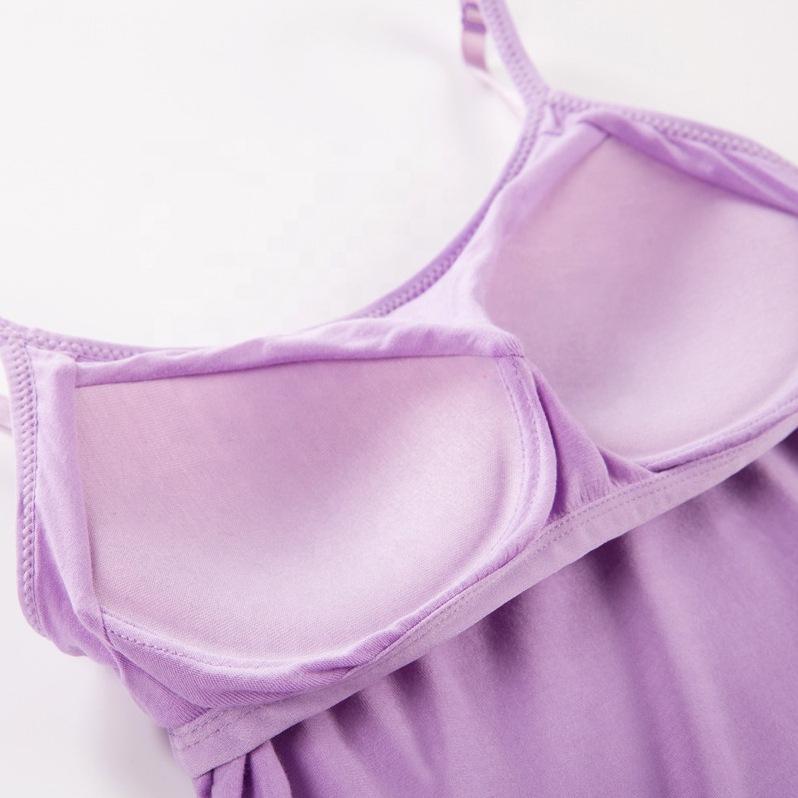 Sleeveless Women's Camisole with Chest Pads - Spaghetti Strap Tank Top, Wire-Free Cup, Ideal As Outerwear Base Layer or Yoga Sportswear