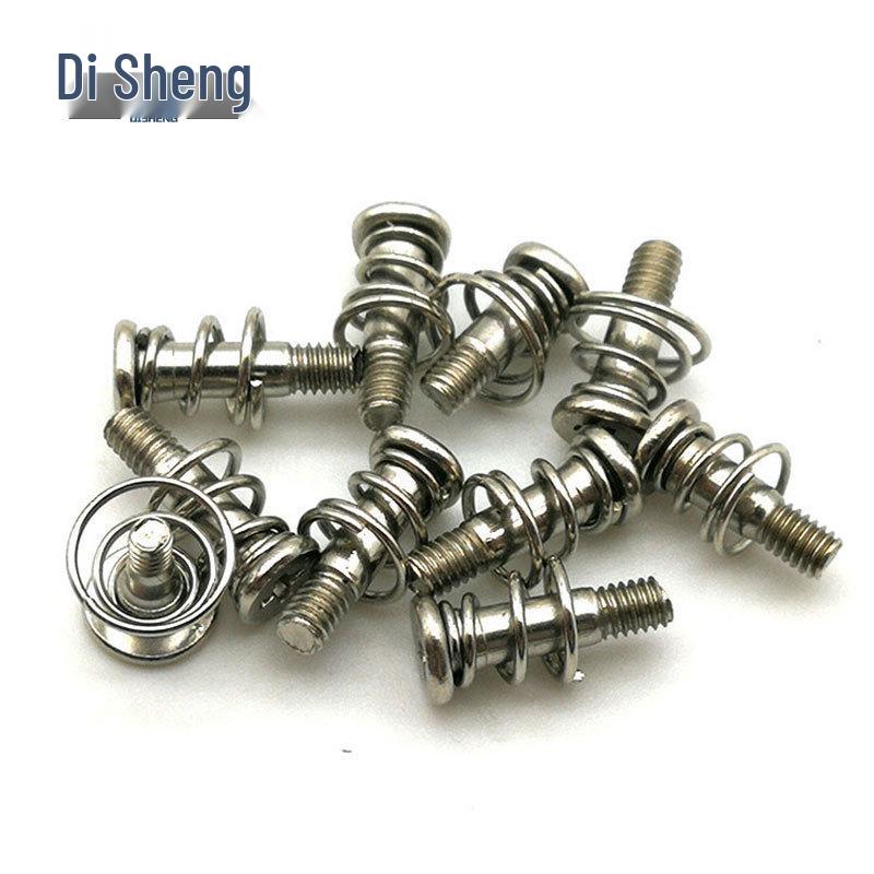 

Nickel-plated Heatsink Spring Screw Set for Graphics Card Backplate M2/M2.5 M2*6.8 Thread Length: 2.4, Spring OD: 7.2