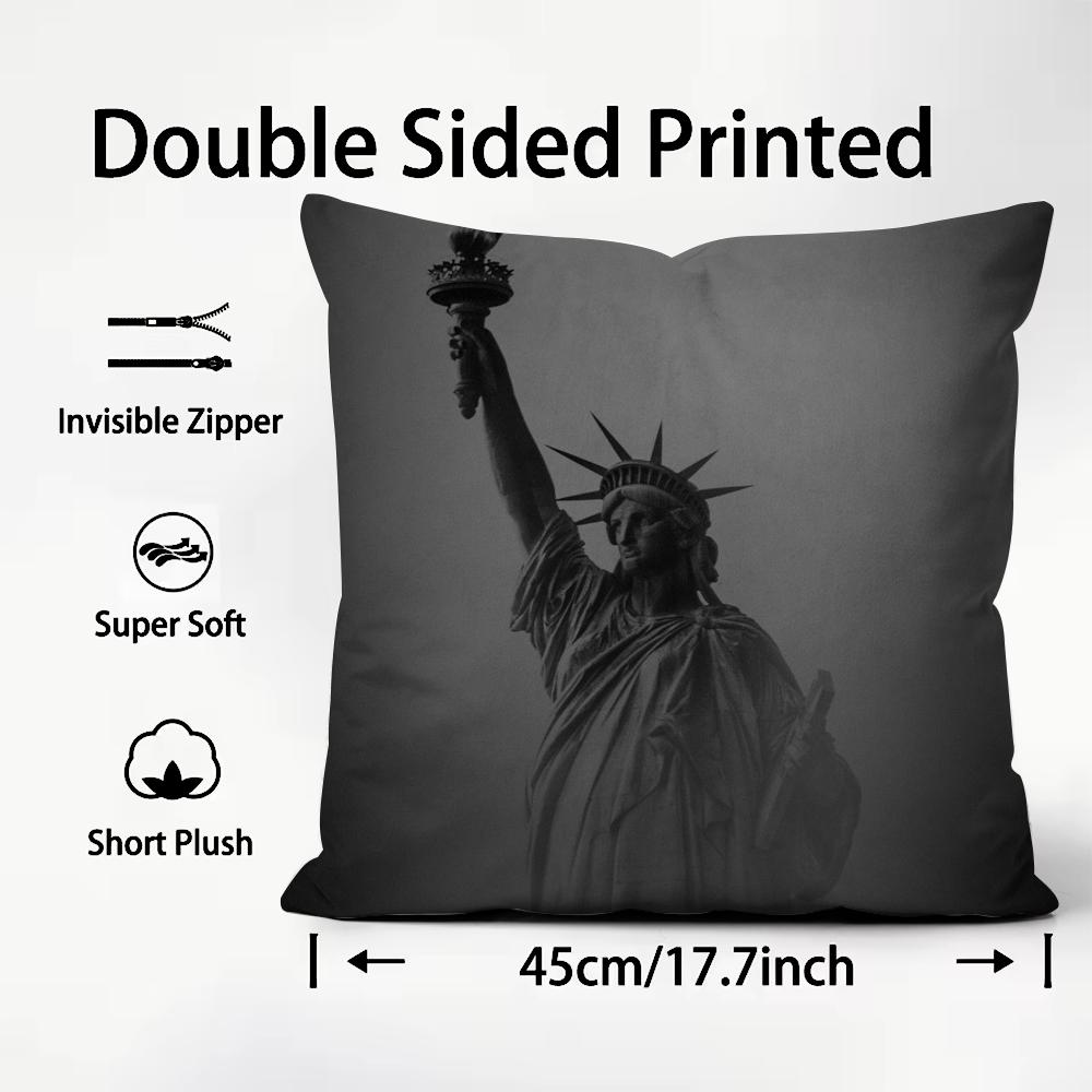 

Fashion Brand BBLVCK Cool Cushion Cover Plush Fabric Soft DoubleSided Printed Sofa Warm Winter Home Child Gift Pillow Case 30X30cm
