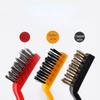 3p/Set Efficient Gas Cooker Brushes Nylon/copper/iron Brush Hair Gas Stove Oil Stain Remover Kitchen Cleaning Brushes