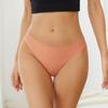 Ladies Spring Summer Traceless Ice Silk Breathable Quick Dry Invisible Exercise Yoga Low Rise Panties