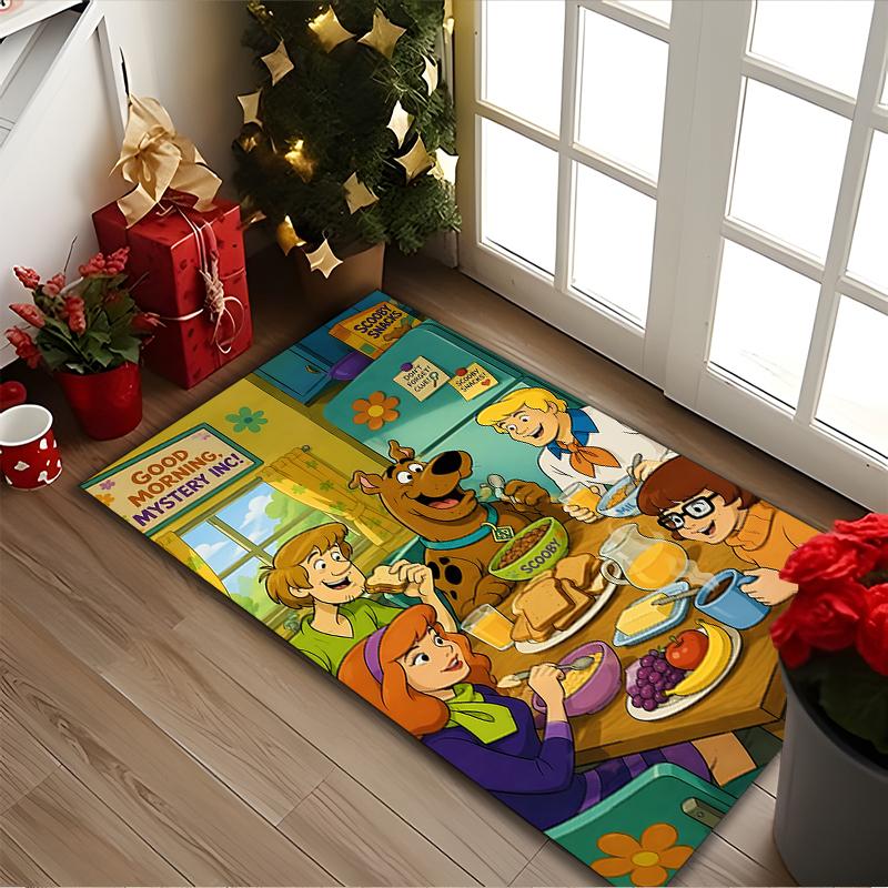 1pc General-purpose Rug, SCOOBY-DOO Printed Area Rug, Comfortable Office Chair Carpet, Home Entrance Floor Mat