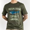 Casual Summer For Unisex Tshirt Megalodon Is My Spirit Animal Short Sleeve Relaxed Fit Crew Neck Tees Unisex Cotton Tshirt Male Tops