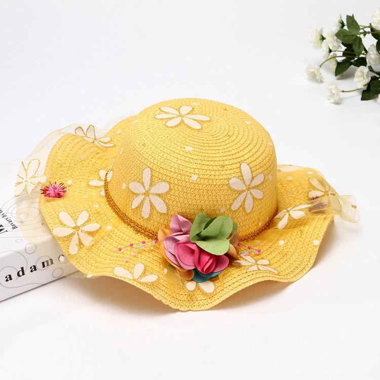 Children's Hat, Summer Sun Protection Princess Beach Hat, Sun Protection Girl's Sun Hat, Cool Hat, Baby Fisherman Hat