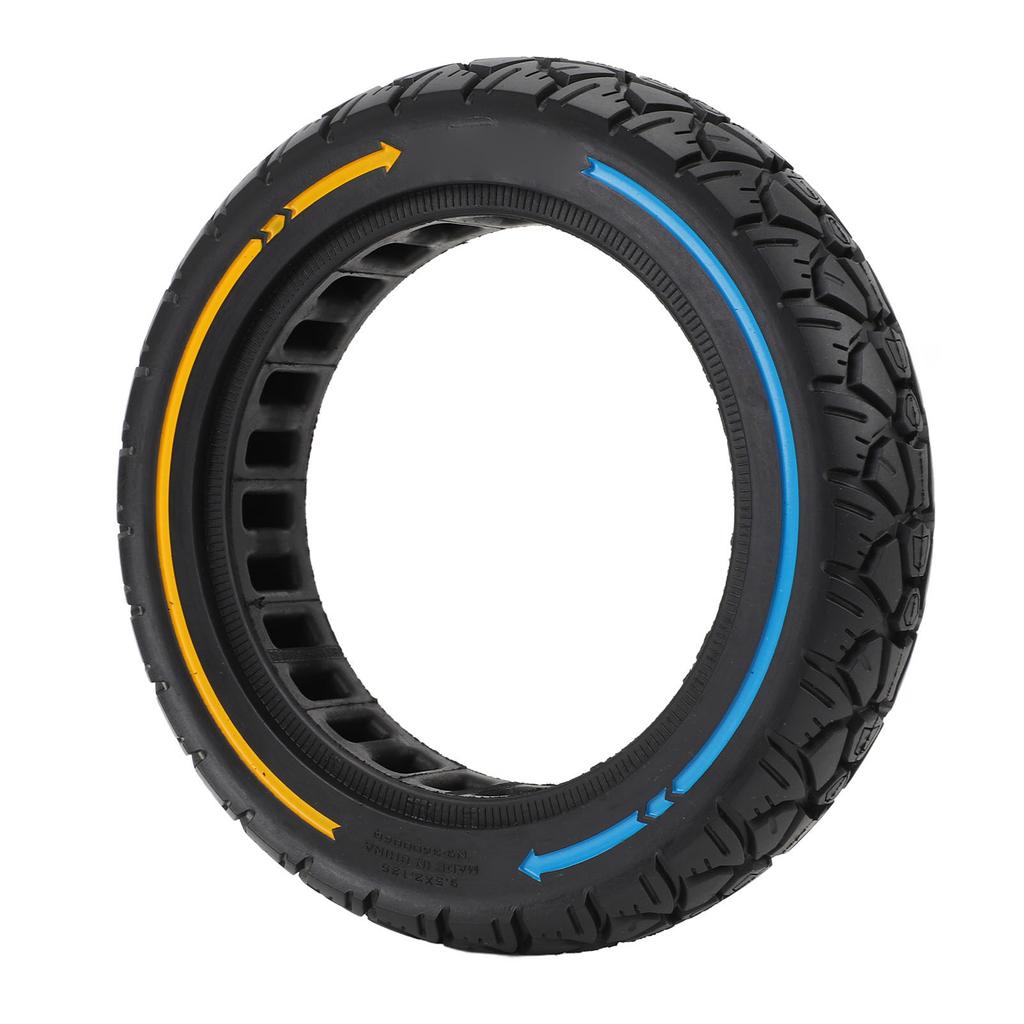 9.5x2.125 Anvelopă Solidă Scuter Electric 9.5 Inch 36 Caneluri Cauciuc Anti-Alunecare Anvelopă Off Road Potrivită pentru M365
