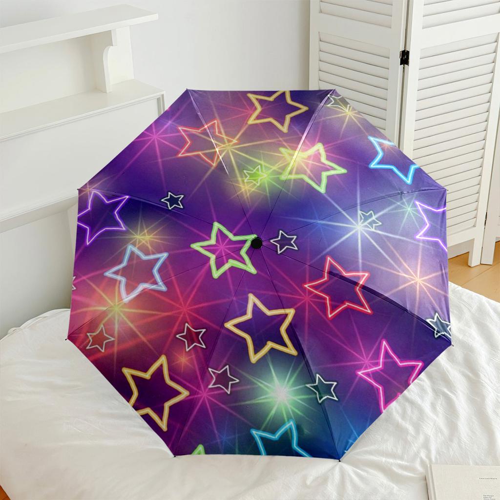 1pc Kpop Automatic Umbrella Compact Durable 8 Rib Design Compact Design All Season Travel Fashion Lovers Perfect Gift Valentine's Wedding Birthday