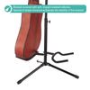 uxcell Double Guitar Adjustable Tripod Stand with Neck Holder for Electric Acoustic Guitars and Folding Tripod Guitar Stand for Two Guitars Stand,