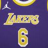 Jordan NBA Jersey Los Angeles Lakers Statement Edition Letter Print Round Neck Sleeveless Kids Basketball Shirt Kids tops Purple DR1055-504