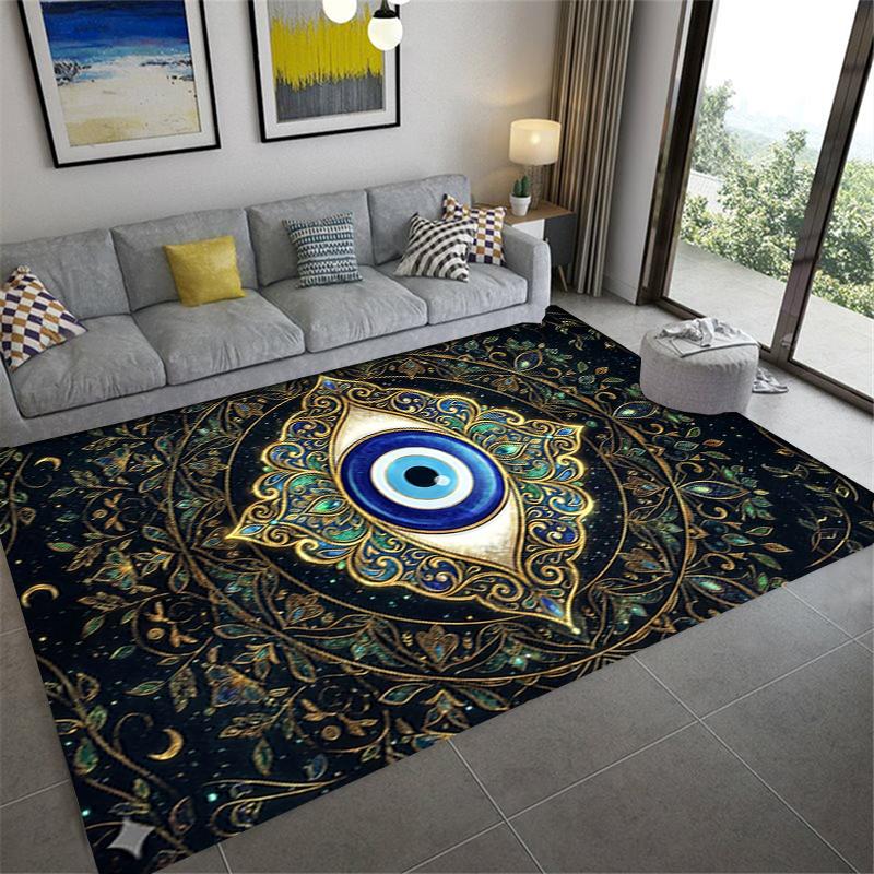 2025 New Evil Eye Carpet Rug for Living Room Bedroom Home Sofa Decoration,Kids Play Non-slip Floor Mat165