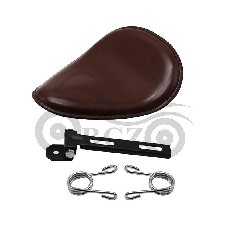 Harley Cruiser Retro Spring Leather Solo Seat Cushion Modified Accessory Motorcycle Seat Cushion