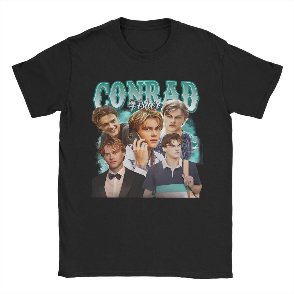 Conrad Fisher Bootleg T Shirt The Summer I Turned Pretty T-Shirts Short Sleeve Tshirt Beach 100% Cotton O Neck Oversized Tees