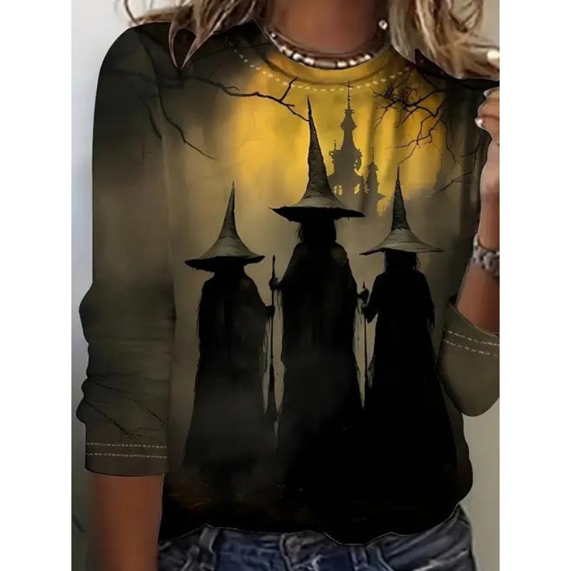 Spring Summer Women's Casual Versatile Fashion Trend Anime Printed Round Neck T-shirt
