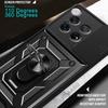 Slide Lens Camera Protection Funda for Oneplus 12 Case for Oneplus 12 Armor Case Magnetic Ring Stand Cover Shockproof Back Capa
