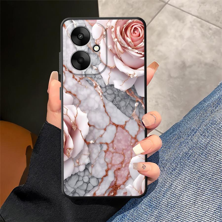 Interesting Marble Case for Xiaomi Redmi 9T K60 9A 9C 10 12 K40 K50 Gaming 12C 13C A5 A1 A2 Plus Soft Back Phone Cover