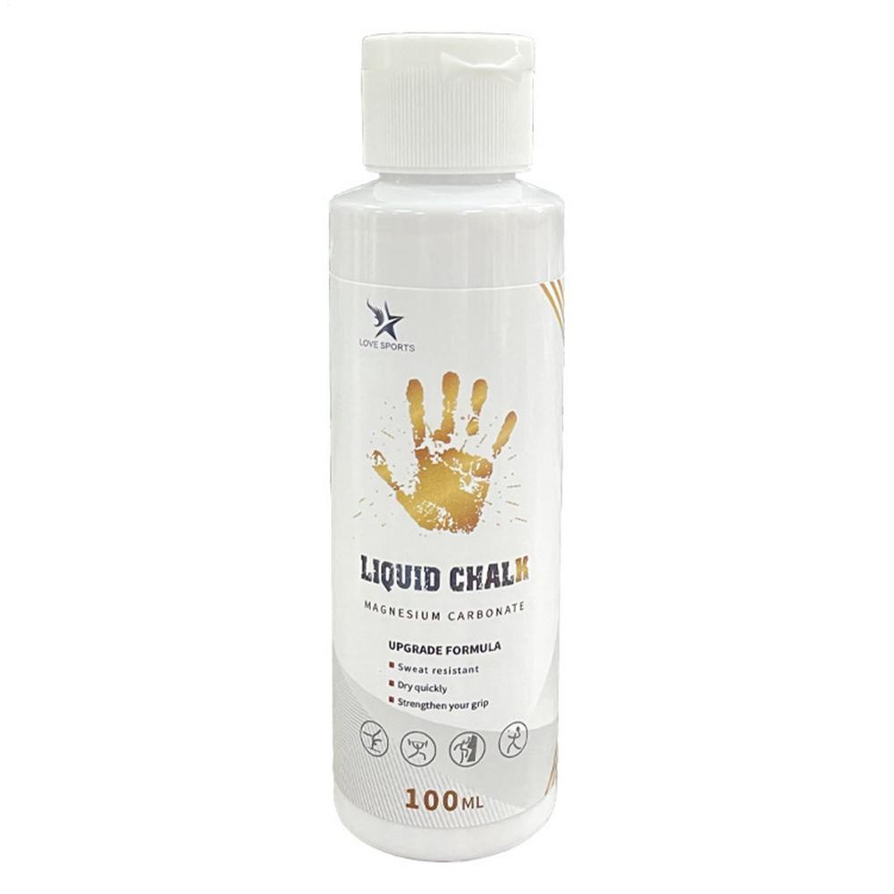 50/100/200ml Liquid Chalk Sports Magnesium Powder Fitness Weight Lifting Anti Slip Cream Grip Weight Lifting Climbing Gym Power