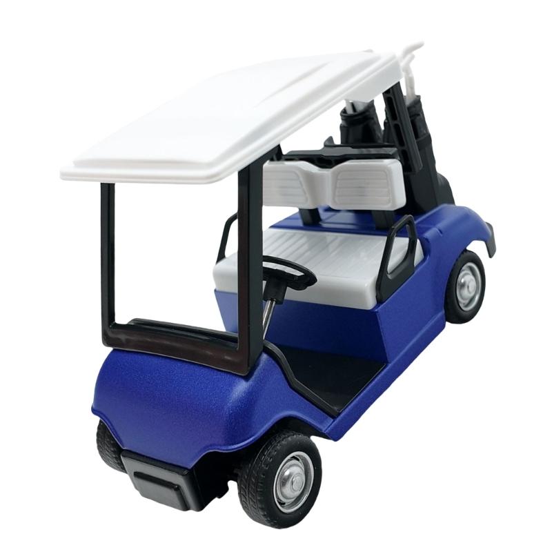 Detailed Miniature Golf Vehicle Alloy 1:20 Scale Golf Cart Pullback Toy Display Piece For Birthday Party Decoration J0MC