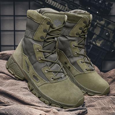 Boots Men's Large Combat Boots Outdoor Ultra Light Flying Boots Men's Puncture Resistant Desert Boots Men's Tactical Boots