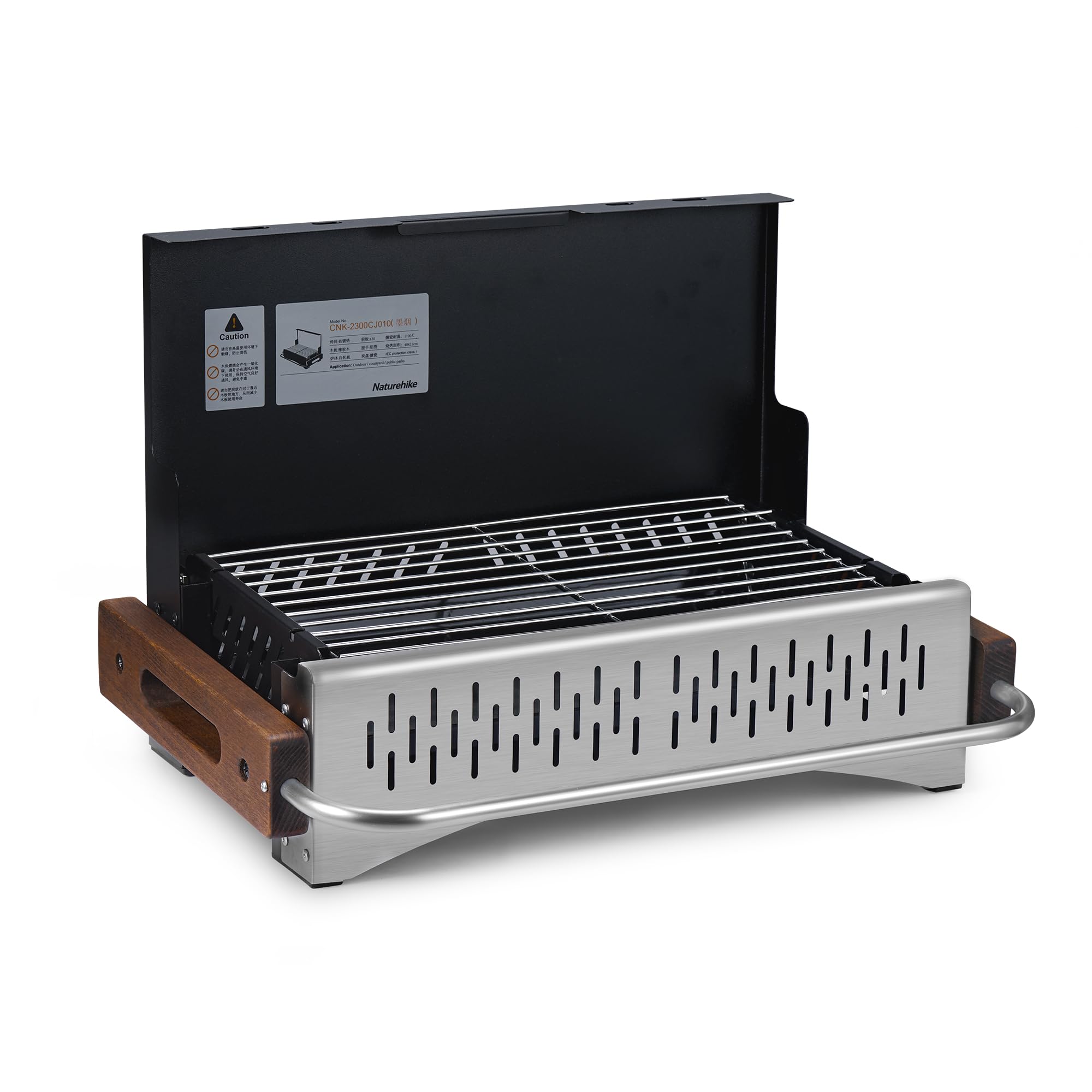 

Naturehike Direct Store BBQ Stove, Stainless Steel Tabletop Grill, Charcoal Grill, BBQ Stove for 2-4 People, Camping, Outdoors