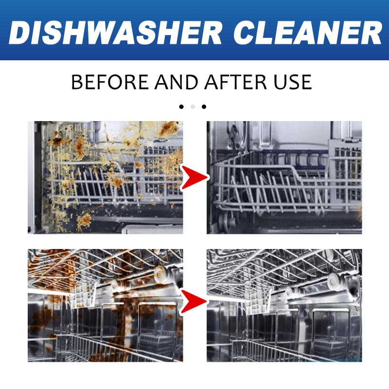 Dishwasher Cleaning Tablets 20pcs Effective Oil and Scale Dissolving for Family Kitchen Use