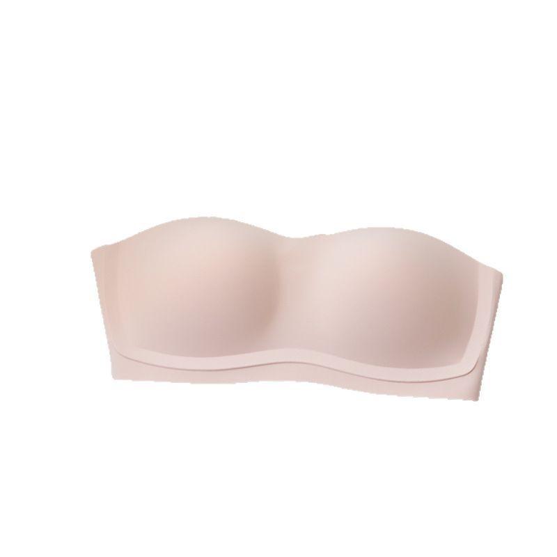 Strapless Underwear Women Gather Small Breasts, Non-slip Chest Wrapping, Anti-light and Seamless Tube Top, Invisible Back Bra Cover