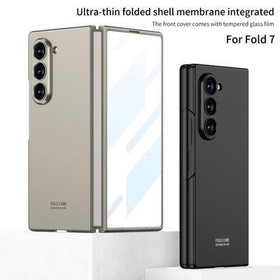 Samsung Zfold 7 Phone Case Zfold 6 Ultra-thin Matte Skin Feel Shell Film Folding Screen 4 Anti Drop Protective Cover