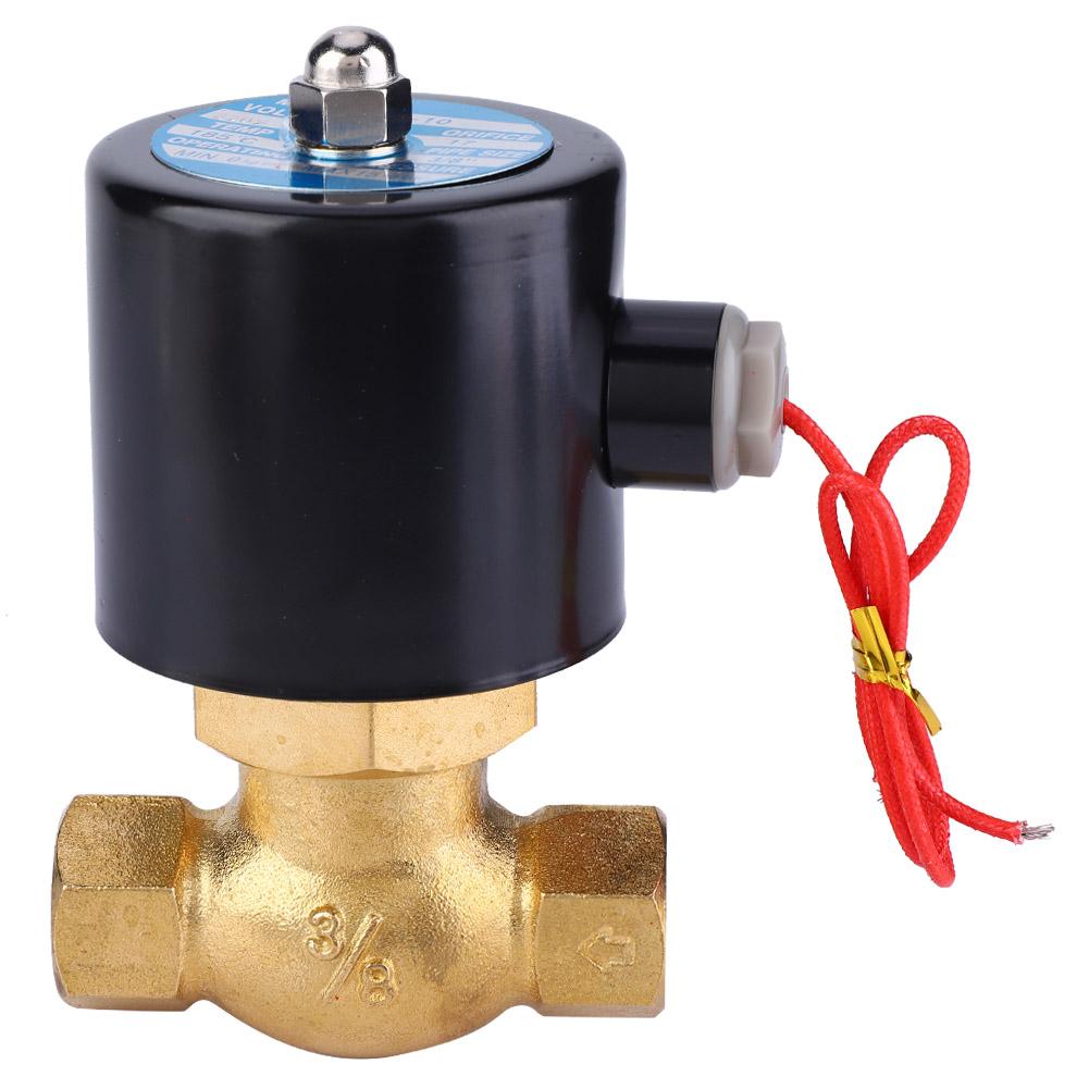 Brass Two Way Normally Closed Solenoid Valve For Air Water Steam(DC24V)