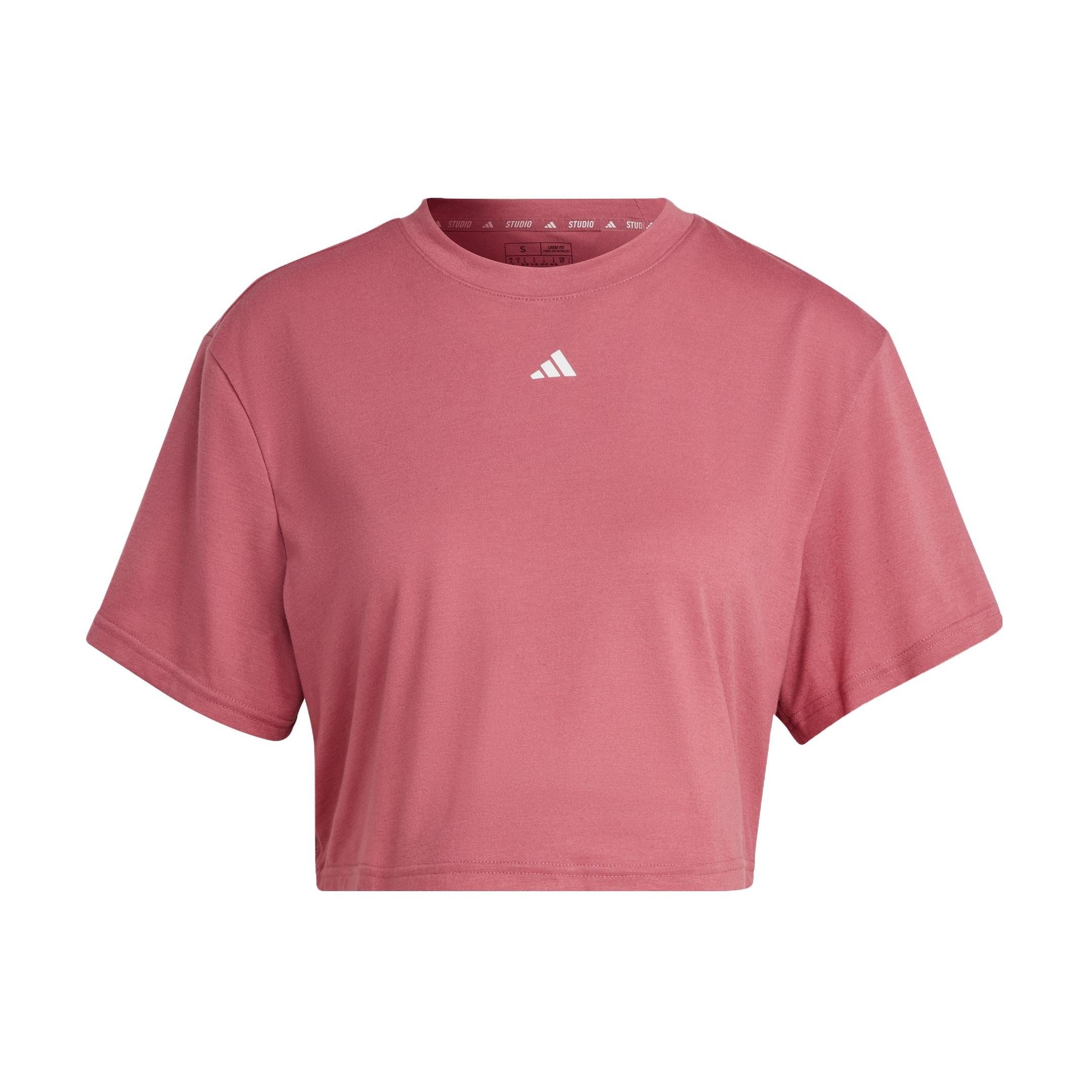 (WMNS) adidas Studio Tee  Pink  Women s IB8563 L
