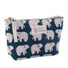 Cartoon Fabric Zipper Makeup Bag, Multifunctional Canvas Printed Wash Bag, Fashionable Lipstick Makeup Product Storage Bag