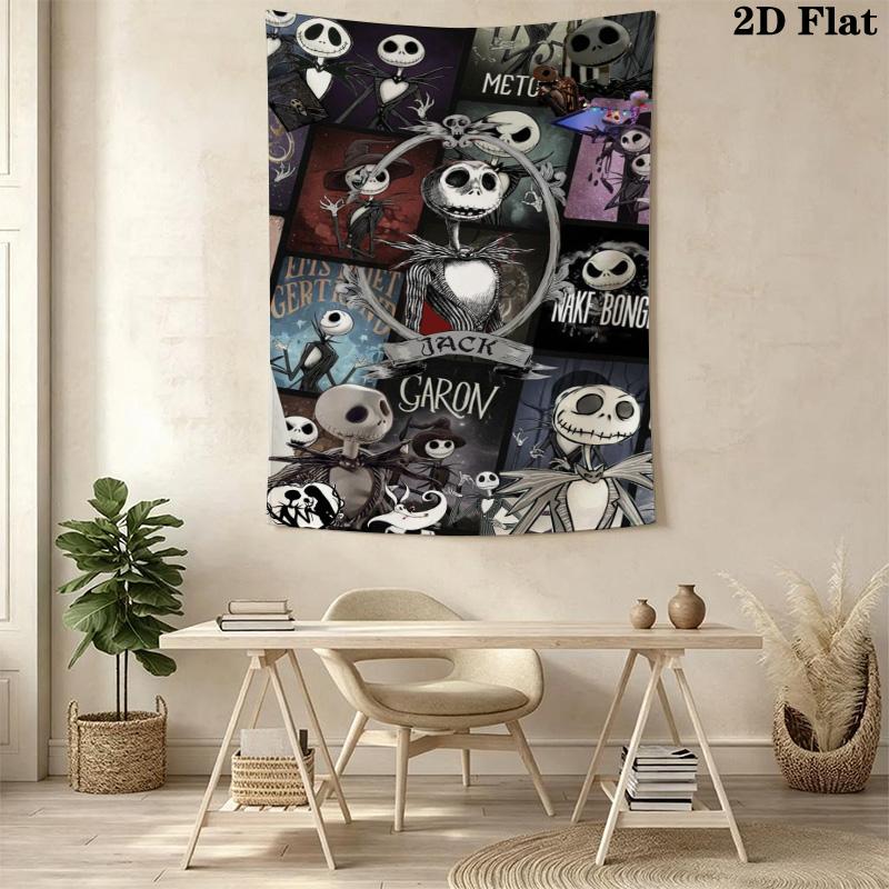 Nightmare Before Emma'S Adventure Tapestry Background Cloth Fashion Print Background Cloth Wall Decoration Christmas Gift