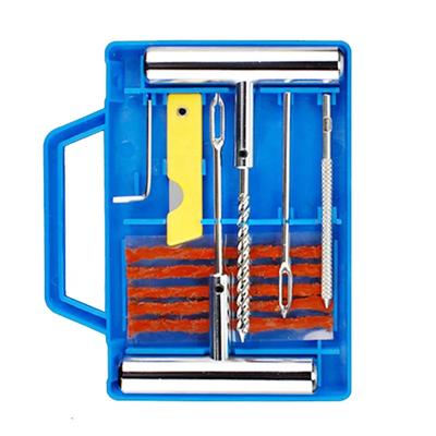 Full Metal Tire Repair Kit 6pcs Car Tire Repair Tool Studding Tool Set Auto Bike Tire Repair Puncture Plug Garage Accessories