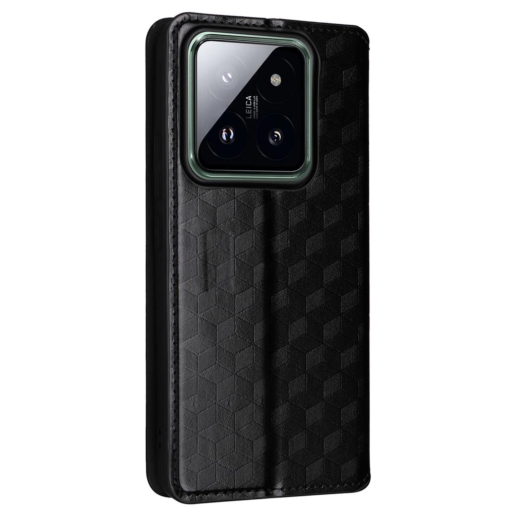 For Xiaomi 14 Pro Cell Phone Case Magnetic Closing Leather Wallet Phone Cover