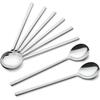 8 Pcs Stainless Steel Spoon, 8.5 Inch Spoon, Spoon, Rice Spoon