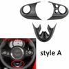 For BMW MINI Cooper F54 F55 F56 F57 F60 Steering Wheel Trim Panel Cover 3Pcs Decoration Sticker Car Interior Accessories