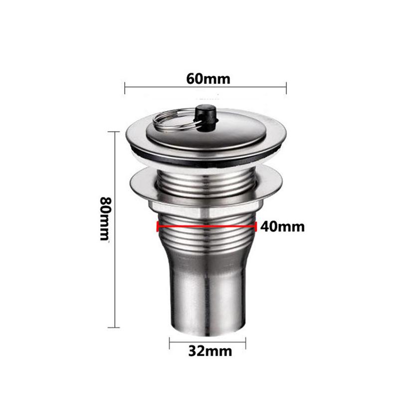 

Туалет Ванная комната Нержавеющая сталь Слив Прачечная Раковина Швабра Бассейн Спусковое Устройство