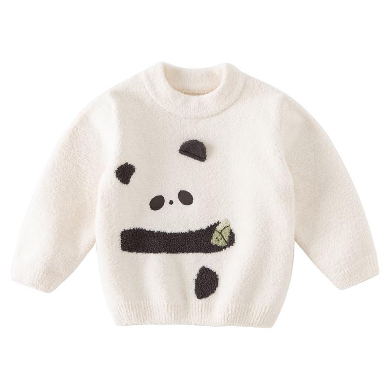 Dave & Bella Kids  Zoo Collection Chenille Knit Sweater 130cm