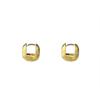 Simple Geometric Frosted Earrings Female Cold Wind Temperament Earring Buckle Niche Hundred with Earrings Affordable Dainty Earrings Daily Wear