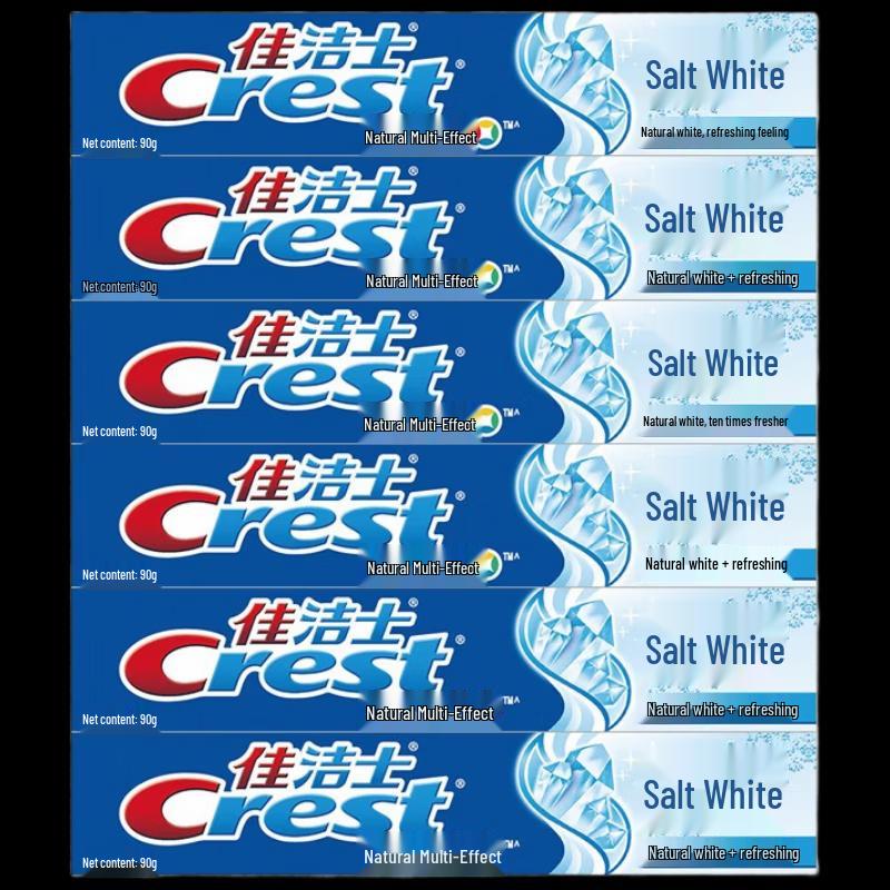 Crest Salt White Multi-Effect Toothpaste (6-Pack)